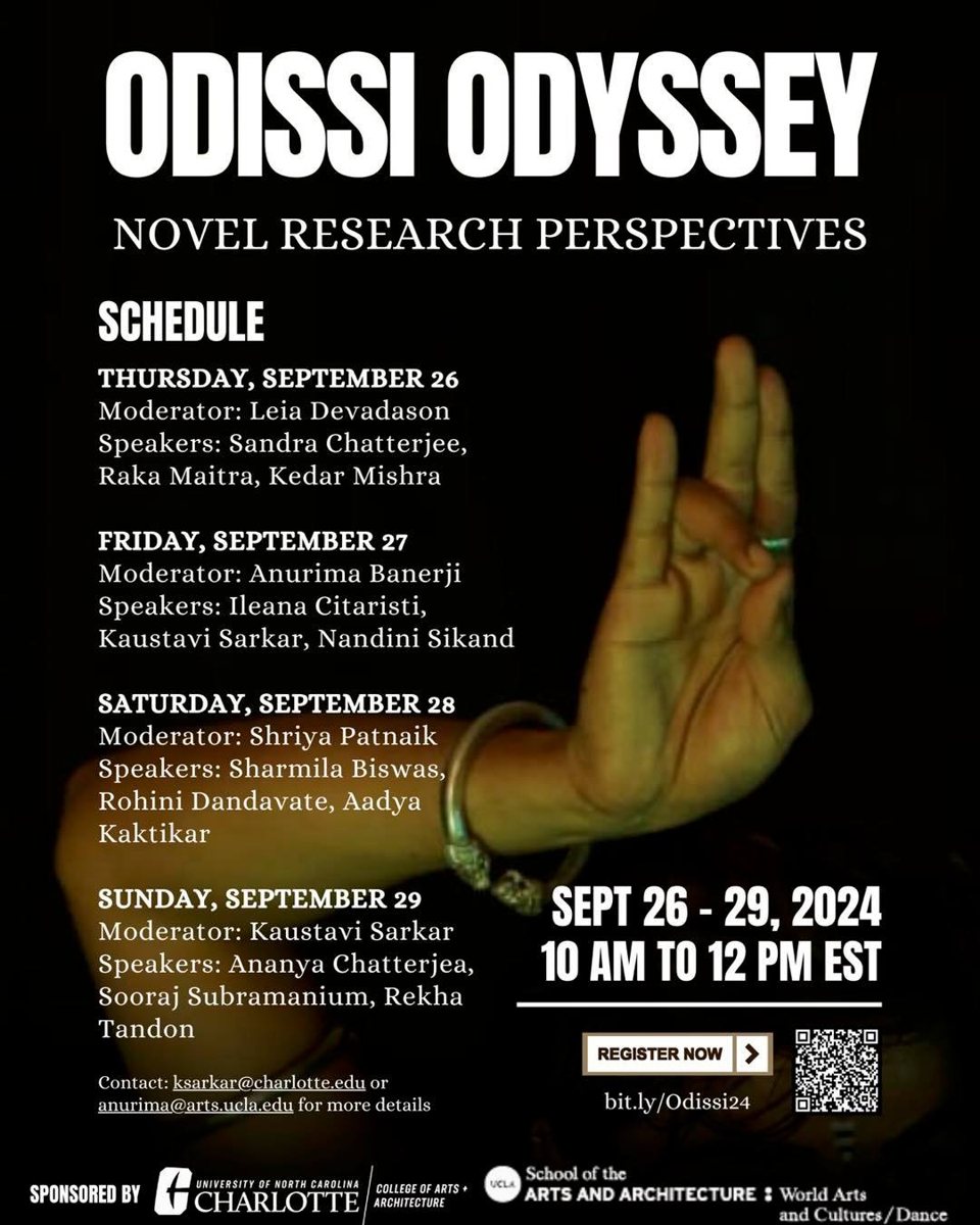 Odissi Odyssey 研討會議程海報
