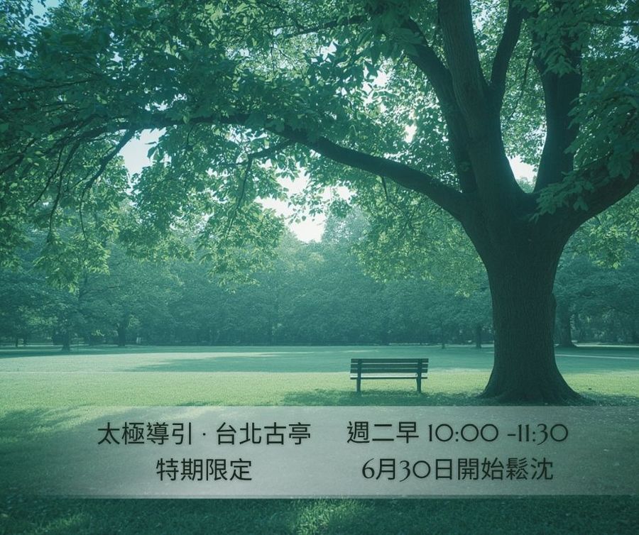 No.15｜太極導引・台北古亭 特期限定